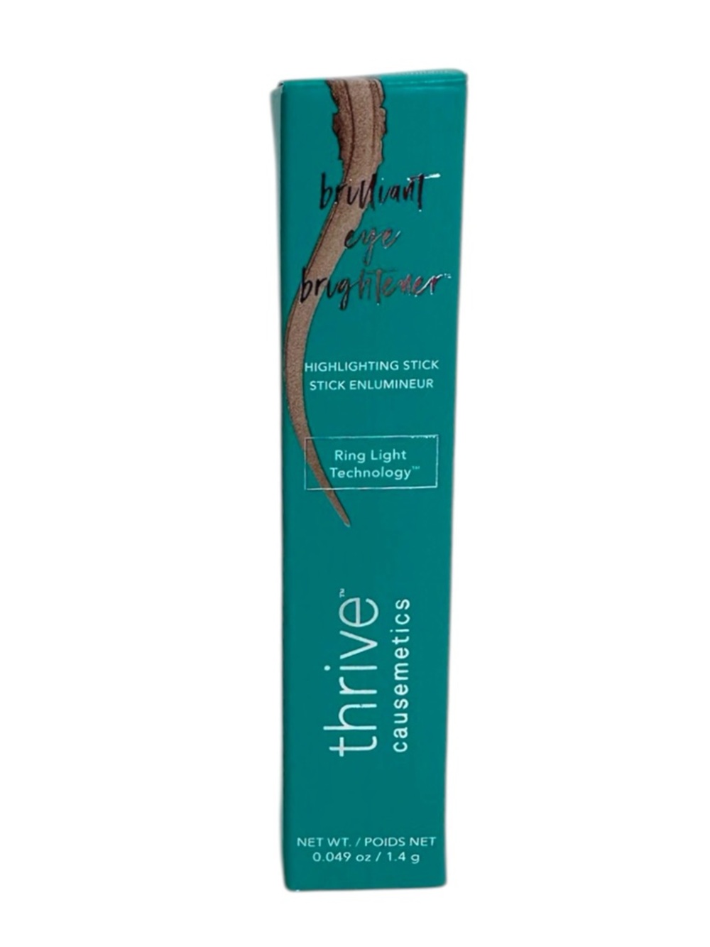 NIB Thrive Causemetics Brilliant Eye Brightener Stick Callie Champagne Shimmer